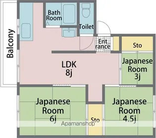 四宮ニューハウス【3階】の間取り