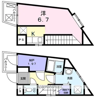 箱根ハイライズビル【3階】の間取り