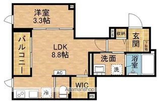 メゾン ド アルブル【2階】の間取り