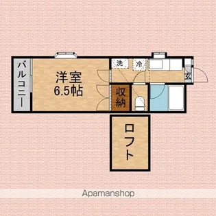 エクセレンスみずほ台C楝【203号室】の間取り