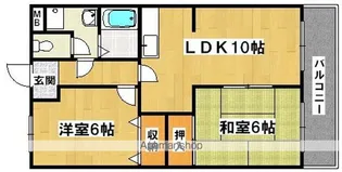 ラレックスガーデンハイツ【206号室】の間取り