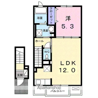 ルアナ【2階】の間取り