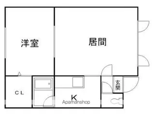 レジデンス・祥【103号室】の間取り