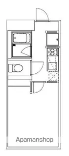 ライヴリー加納【102号室】の間取り