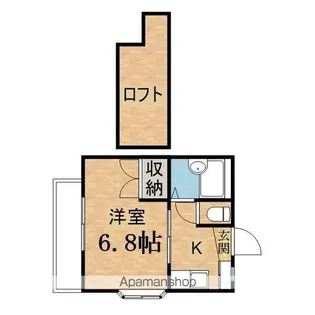 ベルエアー【2階】の間取り