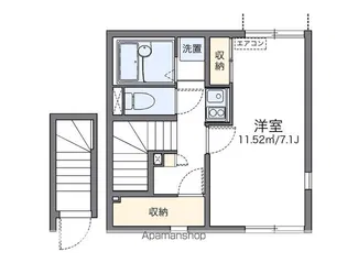 レオネクストシーズ立花【2階】の間取り