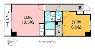 ハイツミルキーウェイ【1階】の間取り