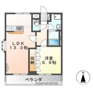 ロイヤル花月【2階】の間取り