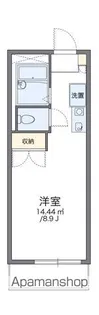 レオパレス中筋【2階】の間取り