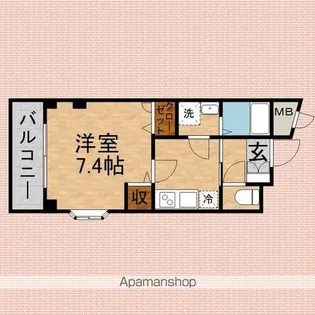 オーシャンふじみ野【1階】の間取り