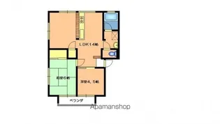 アーバン緑【201号室号室】の間取り