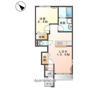 レプレハイツ【1階】の間取り