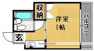 大阪府大阪市住吉区苅田9丁目【マンション】の間取り