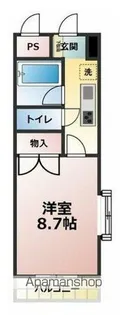 ハオスベハーゲン【6階】の間取り