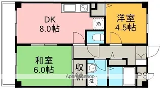 パールビルくぼた【1階】の間取り