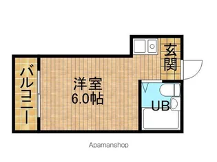 クリエイトビル【4C号室】の間取り