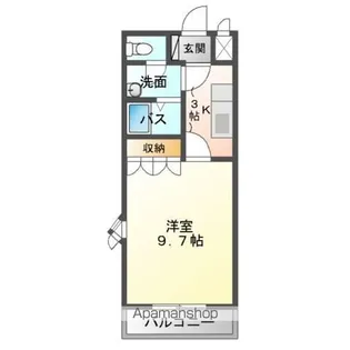 イーストリバー【2階】の間取り