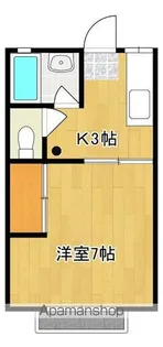 シャトー飯島【101号号室】の間取り