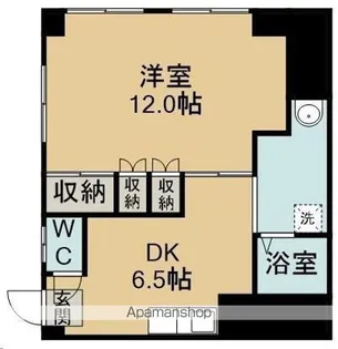 ベターアール台原【102号室】の間取り