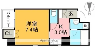 アゼリア南はりま【7階】の間取り