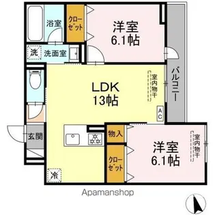 LUCIER【2階】の間取り