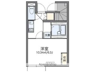 レオネクストワンニュー【103号室】の間取り