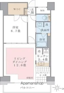 BRILLIA IST 東雲キャナルコート【10階】の間取り