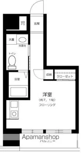 ヴィップ新宿御苑【4階】の間取り
