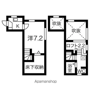 ルナプレナ【1階】の間取り