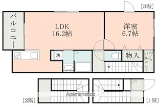 KATORAO【3階】の間取り