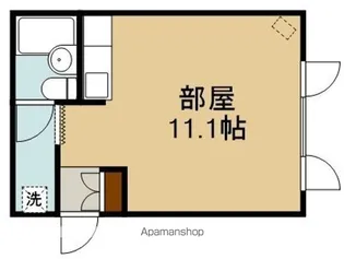 レジデンスピース(レジデンスピース)【205号室】の間取り