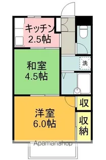 ヴィラMIYAKO【2階】の間取り
