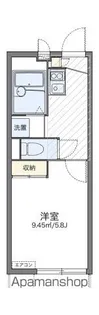 レオパレスフルール西綾瀬【1階】の間取り
