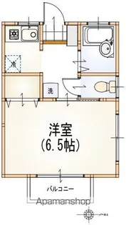ソミュール野方【201号室】の間取り