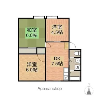サンビレッジ西深津 A【2階】の間取り