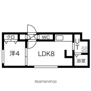 FORESTA平岸【3階】の間取り