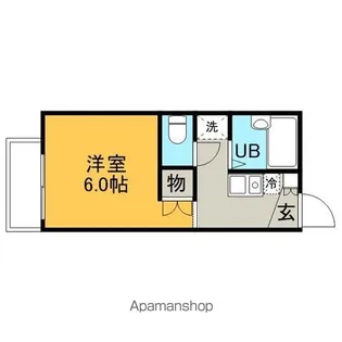 1Kの間取り画像