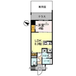 幸 court tsukamoto【1階】の間取り