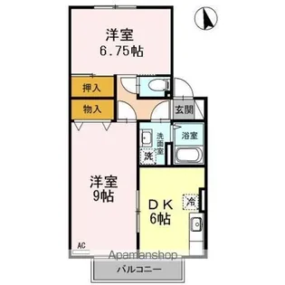 セントラルハイム【1階】の間取り