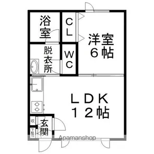 ハイツエムⅡ【202号室】の間取り