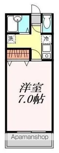 牛川南台【1-2号室】の間取り