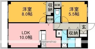 グレースコート鶴ヶ島【2階】の間取り