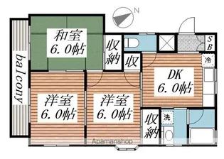 小川コーポ【2階】の間取り