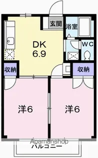 サンシャイン堂本【1階】の間取り