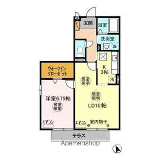 オークヒル【1階】の間取り