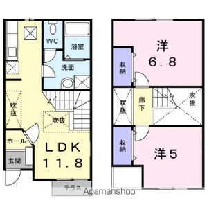 メゾン・ベル【1階】の間取り