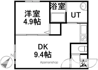 フリーデン【202号室】の間取り