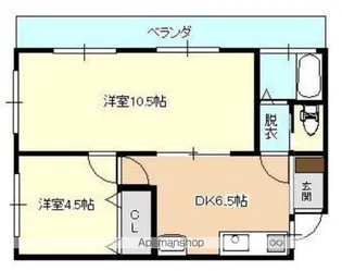 中八木ビル【3階】の間取り