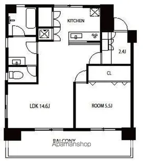 汐見ハイツ【206号室】の間取り
