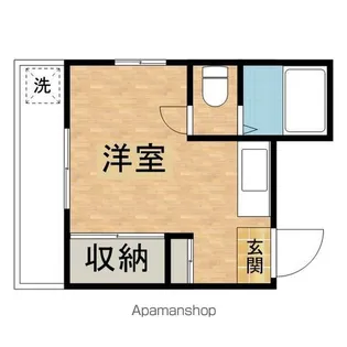 帝京マンション【2階】の間取り